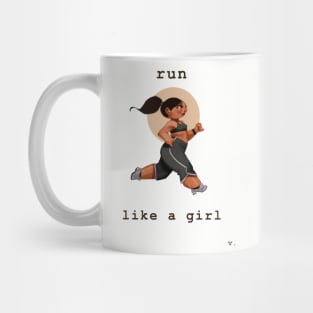 Run Like a Girl Mug